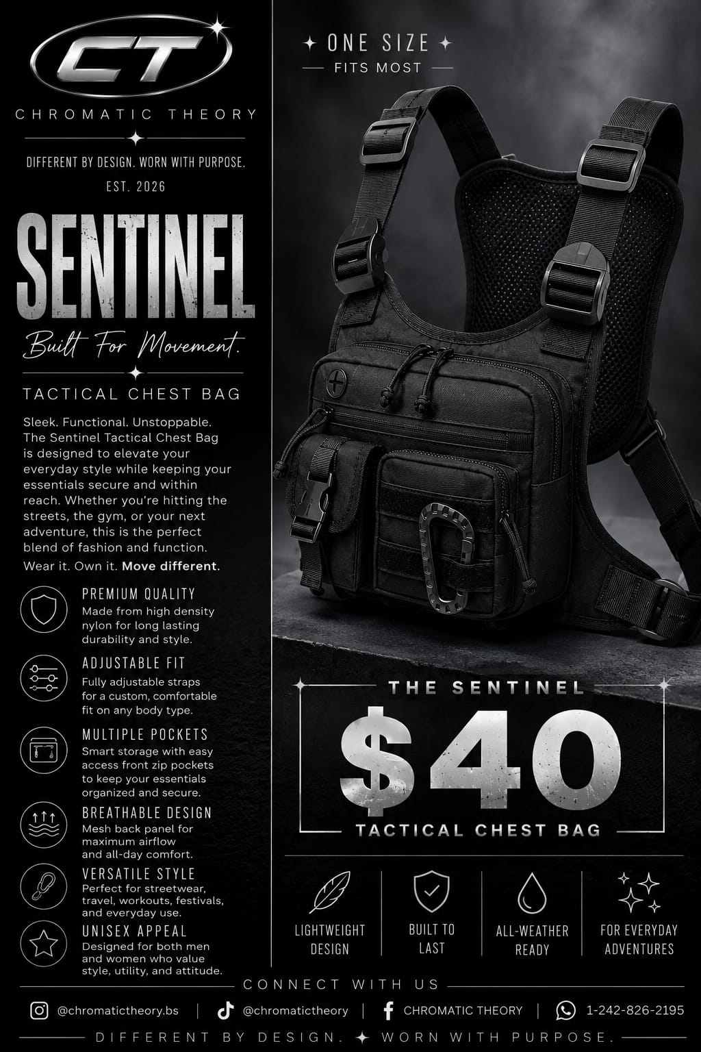 Sentinel — Built for Movement.