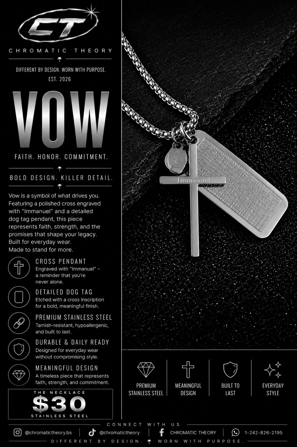 Vow — Faith. Honor. Commitment.